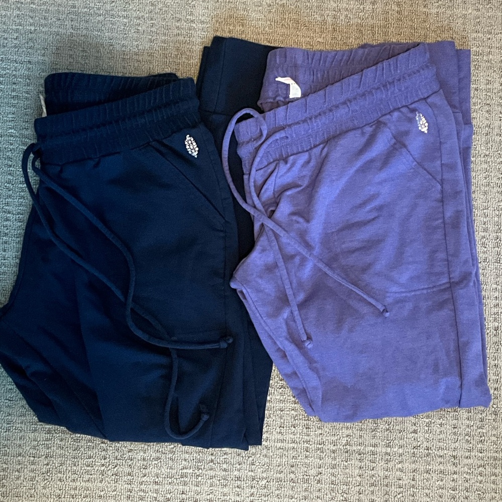 Free People Movement Joggers - navy blue and cornflower